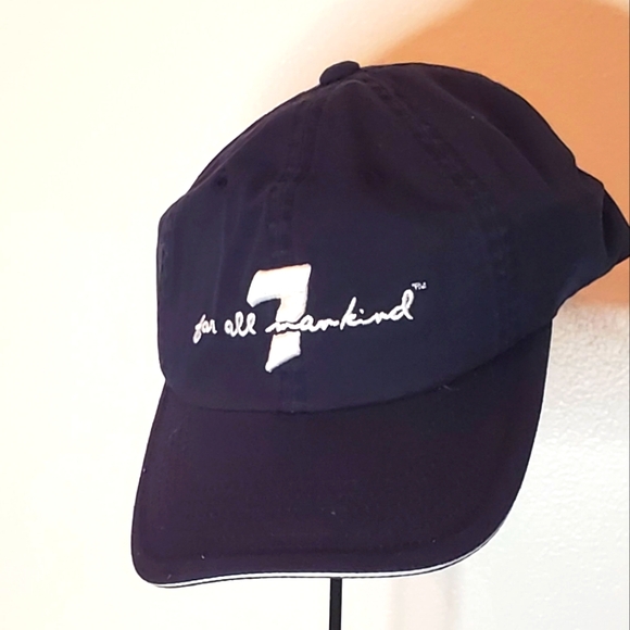 7 For All Mankind Accessories - 7 FOR ALL MANKIND -one size fits all- blue baseball cap /hat